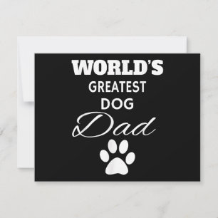 Der größte DOG Vater T Shirt der Welt, Liebe mein Feiertagskarte