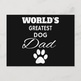 Der größte DOG Vater T Shirt der Welt, Liebe mein Feiertagspostkarte
