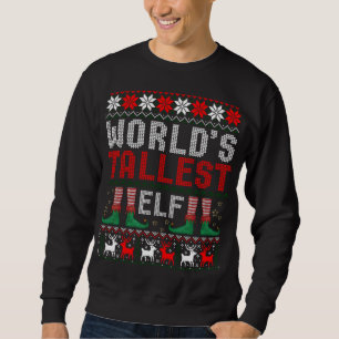 Der größte Elf der Welt - der Weihnachtssüßer Sweatshirt