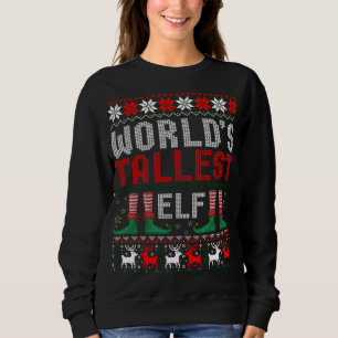 Der größte Elf der Welt - der Weihnachtssüßer Sweatshirt