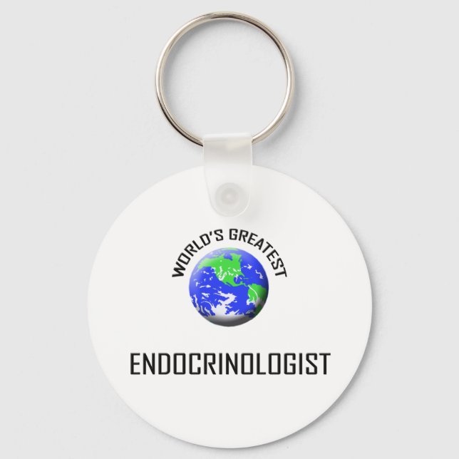 Der größte Endokrinologe der Welt Schlüsselanhänger (Vorderseite)