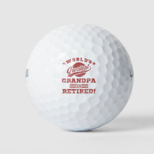 Der größte ermüdete Großvater der Welt Golfball