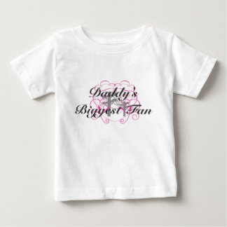 Der größte Fan-Linegirl des Vatis grundlegendes Baby T-shirt