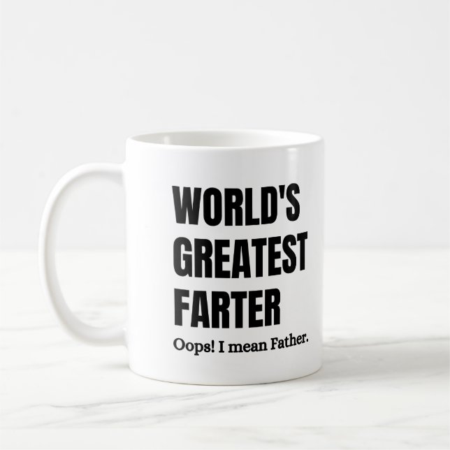 Der größte Farmer der Welt Kaffeetasse (Links)