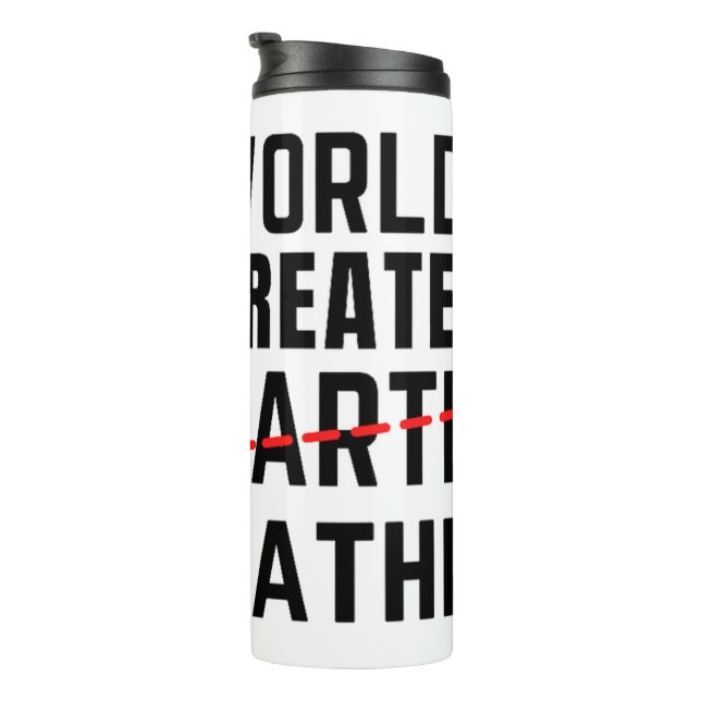 DER GRÖSSTE FARTER DER WELT - VATER - VATER - VATE THERMOSBECHER (Nach rechts gedreht)