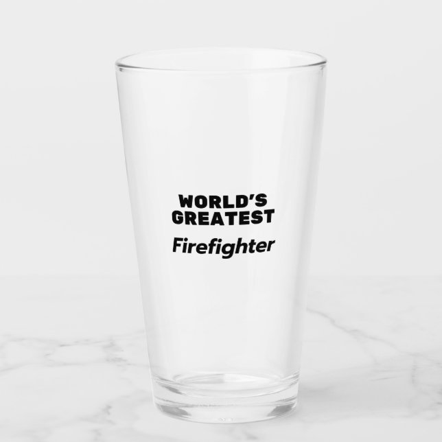 Der größte Feuerwehrmann der Welt Glas (Vorderseite)