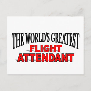 Der größte Flugbegleiter der Welt Postkarte
