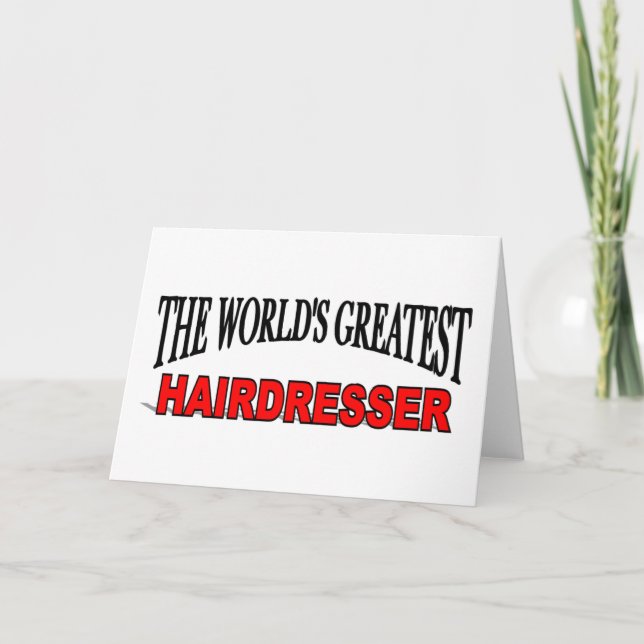 Der größte Friseur der Welt Karte (Vorderseite)