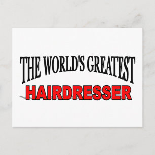 Der größte Friseur der Welt Postkarte
