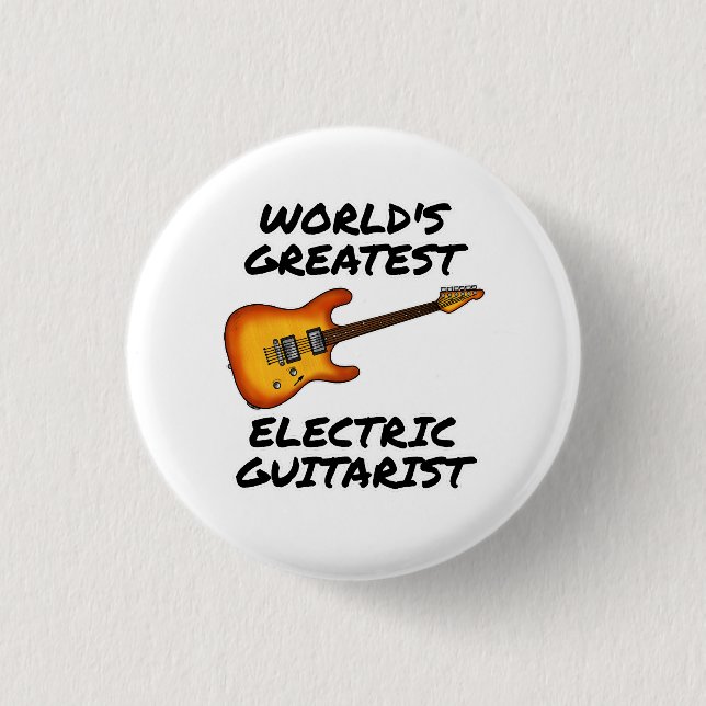Der größte Gitarrist der Welt, Gitarre Funny Button (Vorderseite)