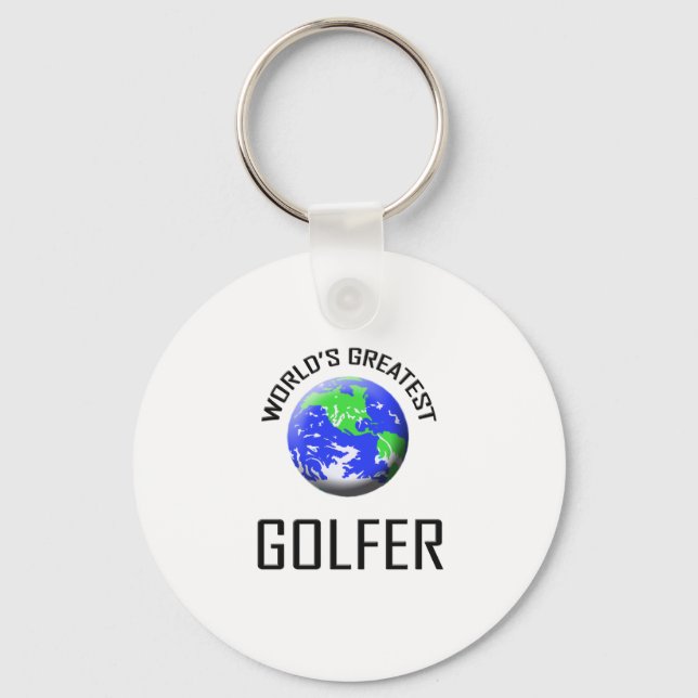 Der größte Golfer der Welt Schlüsselanhänger (Vorderseite)