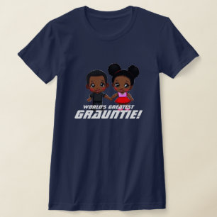 Der größte Grauntie Niedlich Boy & Girl der Welt T-Shirt