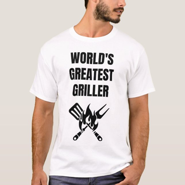 Der größte Griller der Welt | GRILLEN Master Desig T-Shirt (Vorderseite)