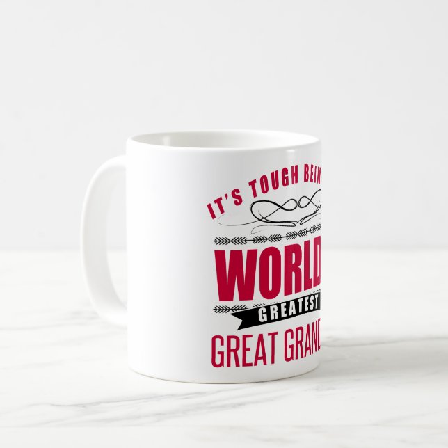 Der größte Großvater der Welt Kaffeetasse (Vorderseite Links)