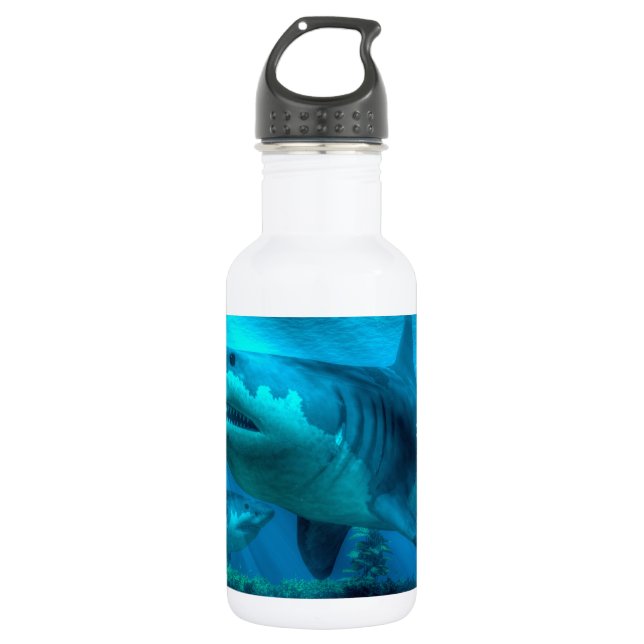 Der größte Haifisch Trinkflasche (Vorderseite)