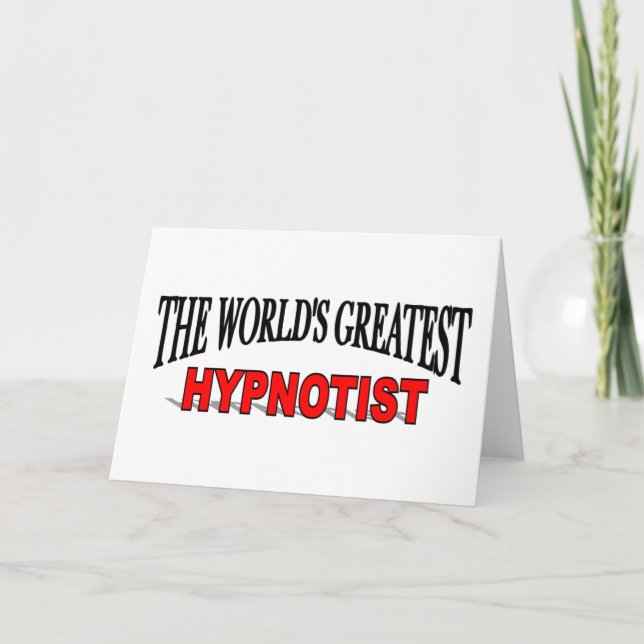 Der größte Hypnotist der Welt Karte (Vorderseite)