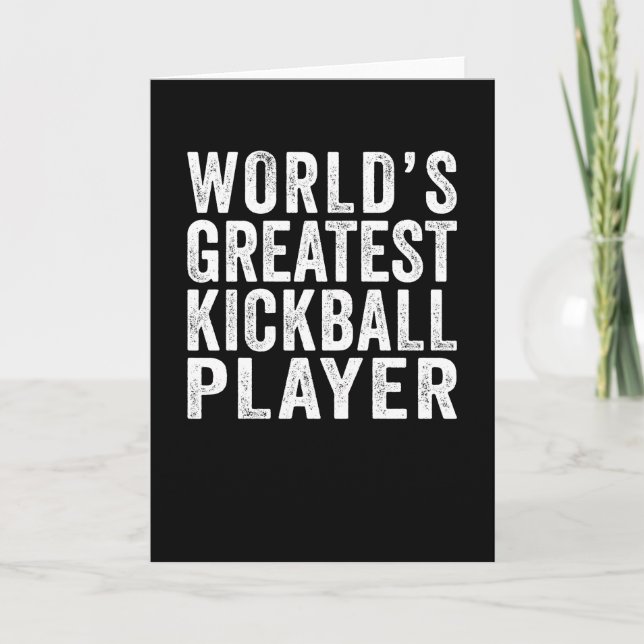 Der größte Kickball-Spieler der Welt Karte (Vorderseite)