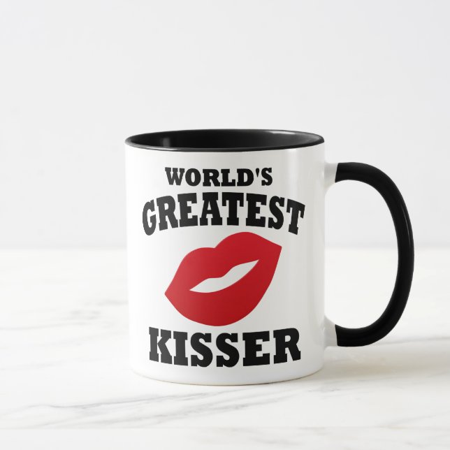 Der größte Kisser der Welt Tasse (Rechts)