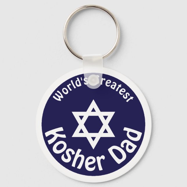 Der größte Kosher-Vater der Welt Schlüsselanhänger (Vorderseite)