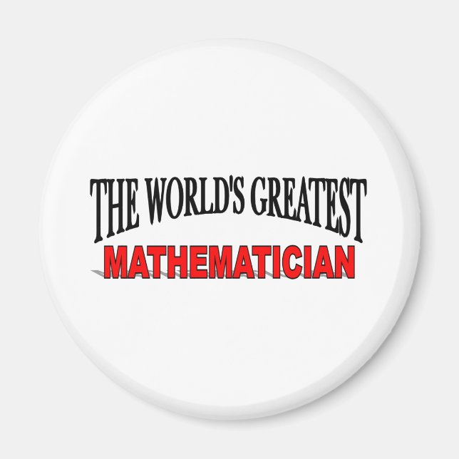 Der größte Mathematiker der Welt Magnet (Vorne)