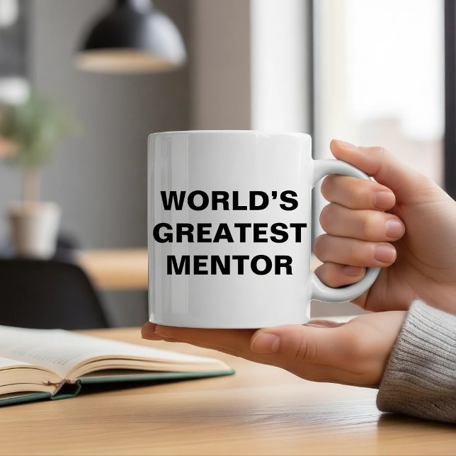 Der größte Mentor der Welt Tasse (Von Creator hochgeladen)
