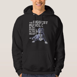 Der größte Muskel im Grubenbull ist ihr Herz Hoodie