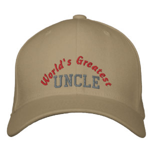 Der größte Onkel der Welt Bestickte Baseballkappe