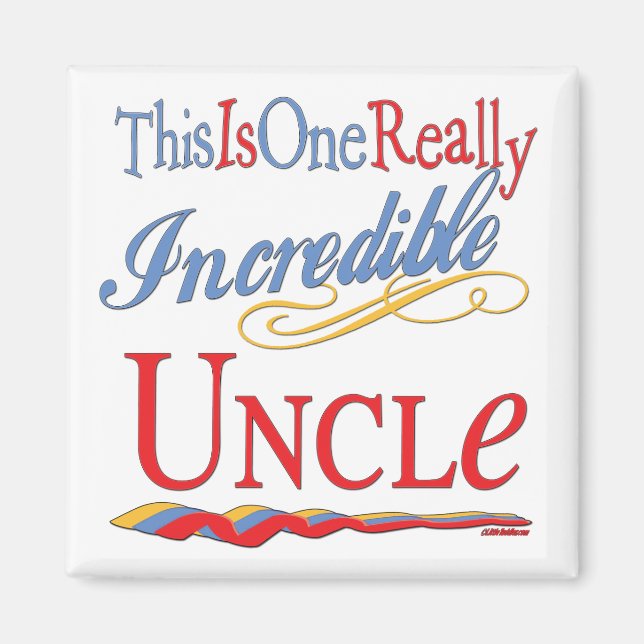 Der größte Onkel der Welt Magnet (Vorne)