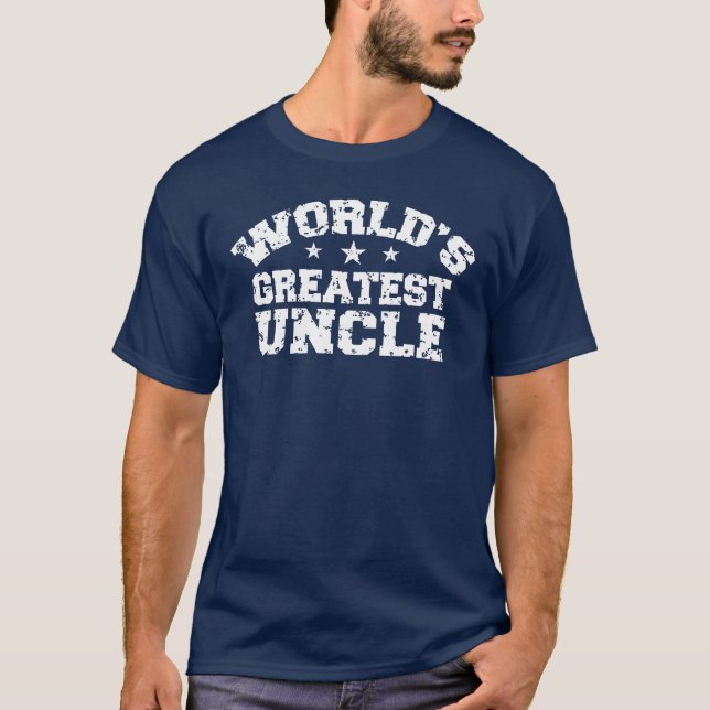Der größte Onkel der Welt T-Shirt (Vorderseite)