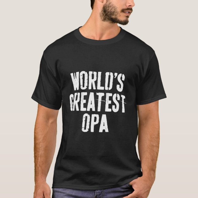 Der größte Opa-Vatertag der Welt T-Shirt (Vorderseite)