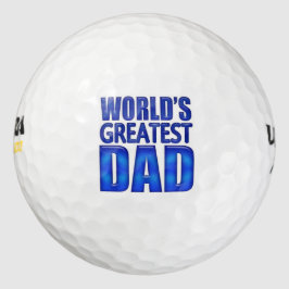 Der größte Papa der Welt Golfball