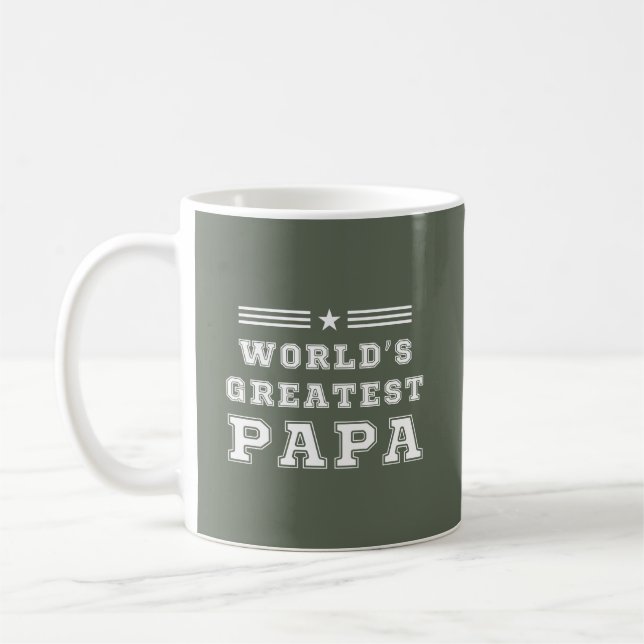 Der größte Papa-T - Shirt der Welt Kaffeetasse (Links)