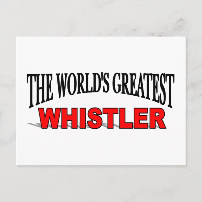 Der größte Pfeifer der Welt Postkarte (Vorderseite)