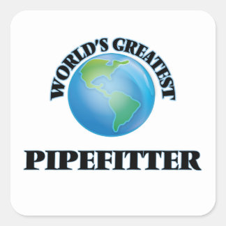 Der größte Pionier der Welt Quadratischer Aufkleber