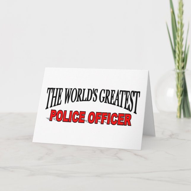 Der größte Polizeibeamte der Welt Karte (Vorderseite)