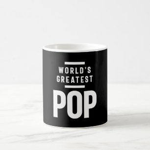Der größte Pop der Welt Father Grandpa-Geschenk Kaffeetasse