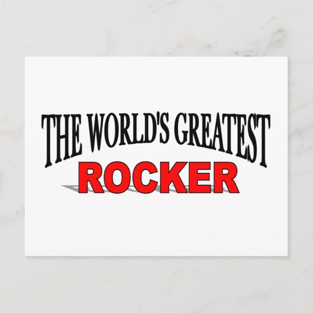 Der größte Rocker der Welt Postkarte (Vorderseite)