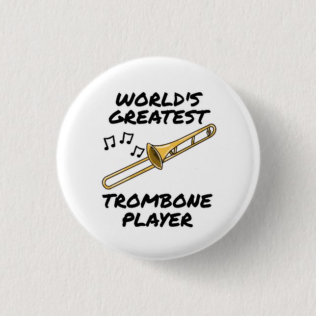 Der größte Romonnenspieler der Welt, der Trombonis Button (Vorderseite)