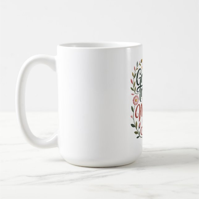 Der größte Schatz ist das Lächeln einer Mutter Kaffeetasse (Links)