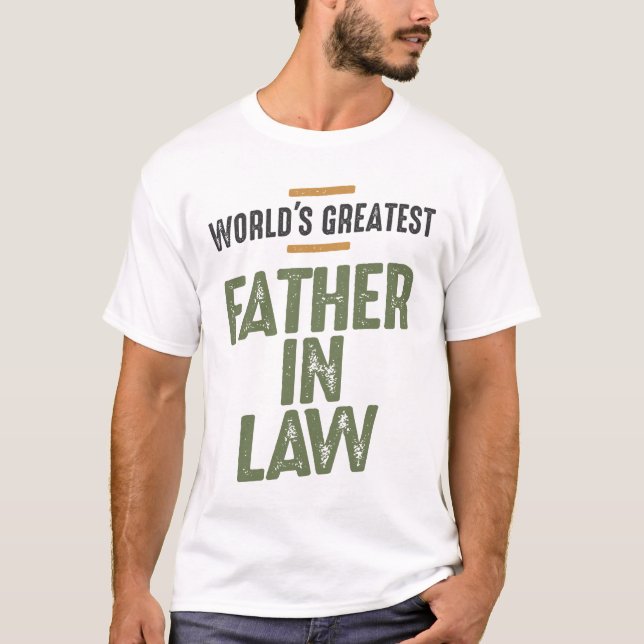 Der größte Schwiegervater der Welt - Vater und Gro T-Shirt (Vorderseite)
