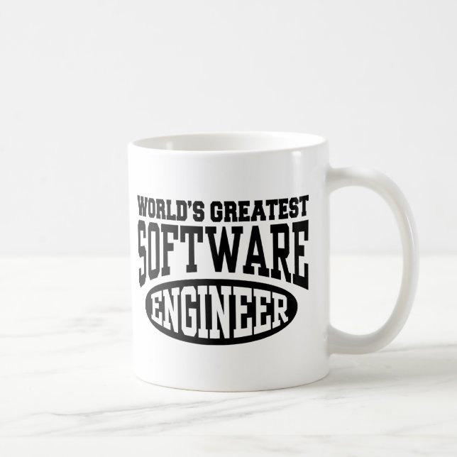 Der größte Software-Ingenieur der Welt Kaffeetasse (Rechts)