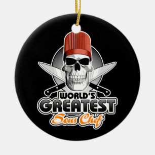 Der größte Sous-Koch der Welt v1 Keramikornament