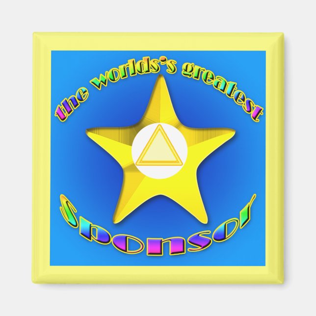 Der größte Sponsor der Welt Magnet (Vorne)