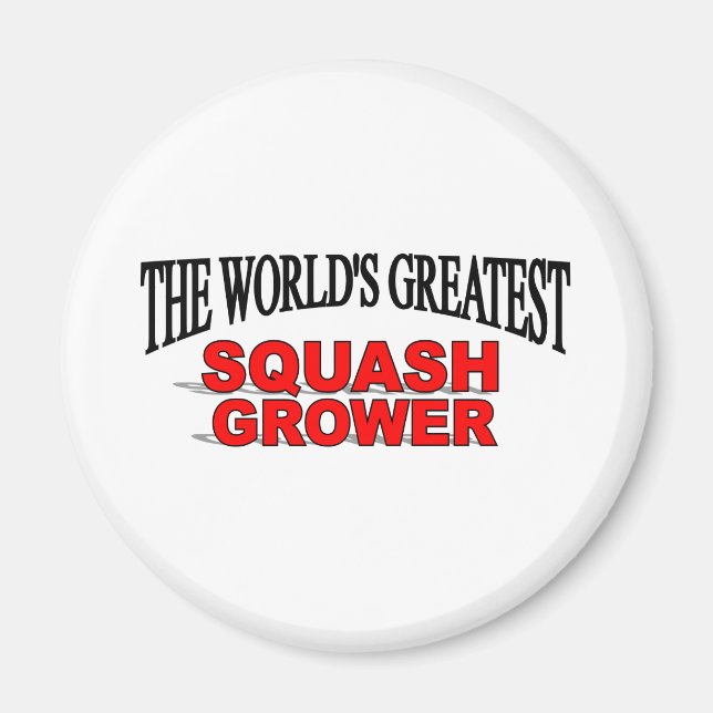 Der größte Squash-Erzeuger der Welt Magnet (Vorne)