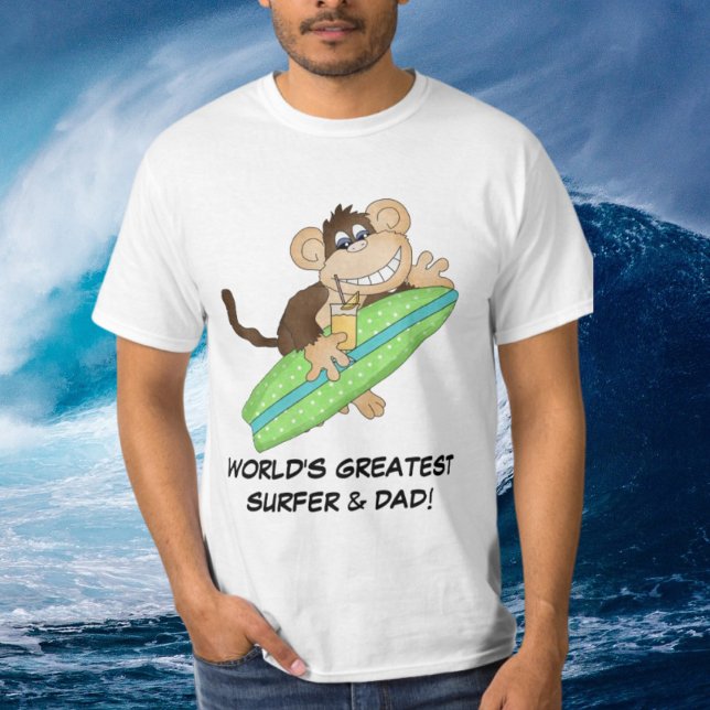 Der größte Surfer und Vater-T - Shirt der Welt (Von Creator hochgeladen)