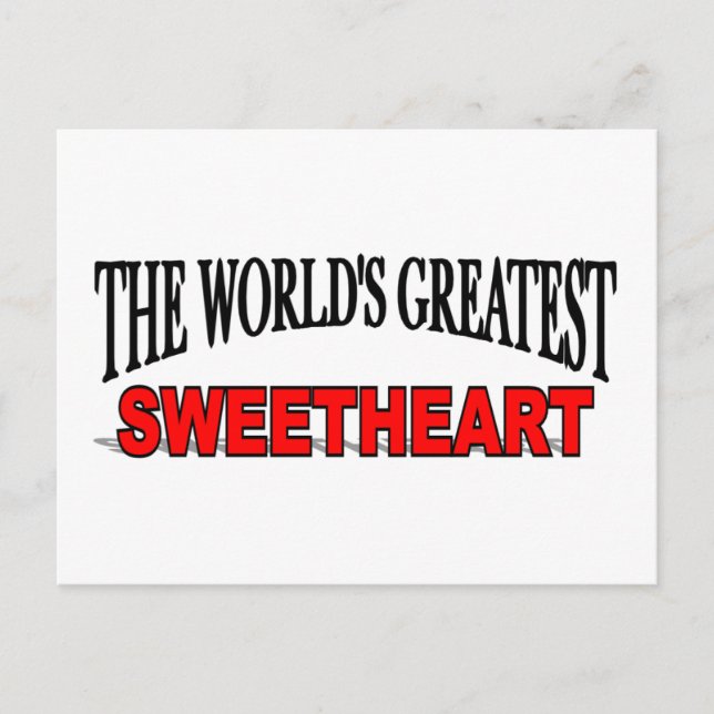 Der größte Süße der Welt Postkarte (Vorderseite)