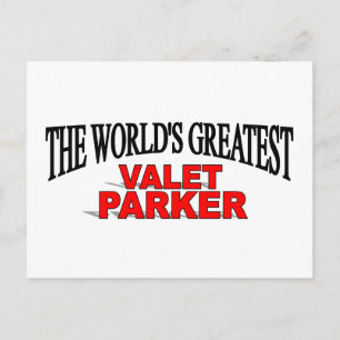 Der größte Valet Parker der Welt Postkarte