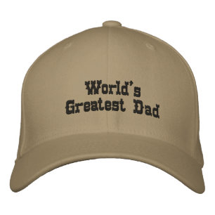 Der größte Vater der Welt Bestickte Kappe