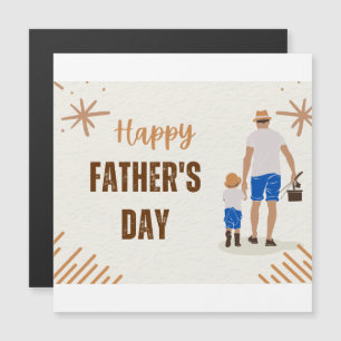 Der größte Vater der Welt: Ein Vatertag Magnetkarte