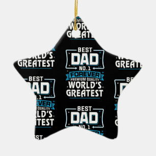 Der größte Vater der Welt für Männer11 Keramik Ornament